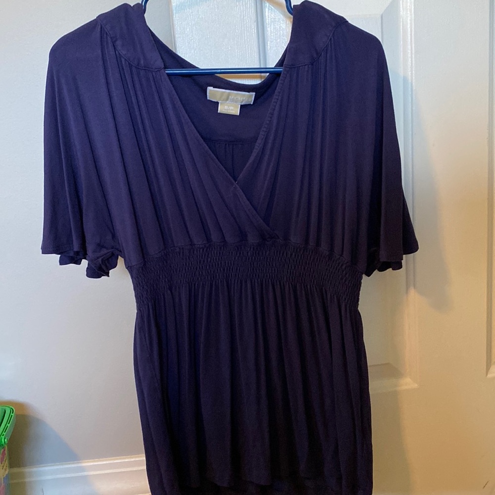 Michael kors top - size small- navy
